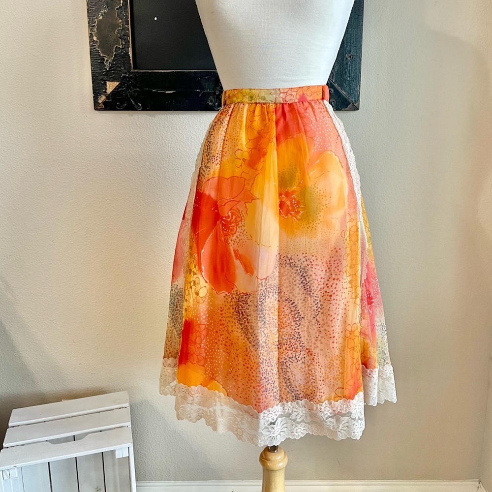 Vintage 1970’s Koos Van Den Akker Boho Skirt